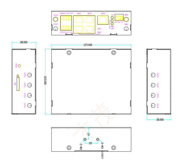 CM520-57FBS 单5G双卡 五口路由器尺寸图.png